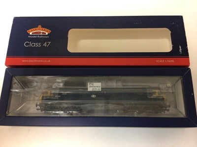 Lot 123 - Bachmann OO gauge Class 47 47001 BR blue (weathered) 31-659 boxed