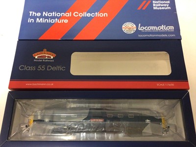 Lot 125 - Bachmann OO gauge Class 55 55002 Kings Own Yorkshire Light Infantry BR blue (preserved) 32-525 NRM boxed