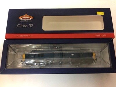 Lot 126 - Bachmann OO gauge Class 37/0 37041 BR blue 32-781B boxed