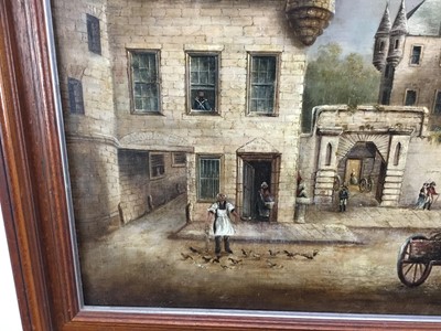 Lot 37 - 19th century Scottish school oil on canvas - View of Gowrie House Perth Scotland