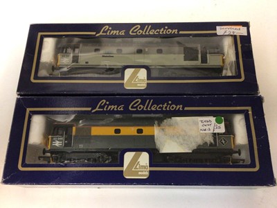 Lot 147 - Lima OO gauge Diesel Locomotives Class 33046 Merlin L 204510, Class 33063 L 204705 A8, 20 5118 MGW, 20 5107 MWG, 5115 MW all boxed (5)