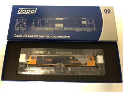 Lot 165 - Dapol OO gauge Class 73 Diesel Electric Locomotive 73206 Lisa GB Railfreight 4D-006-007 boxed
