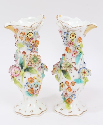 Lot 236 - Pair Coalbrookdale vases