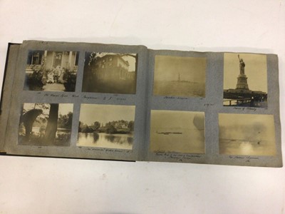 Lot 1549 - Early 20th century photograph album of New York and America, circa 1903.