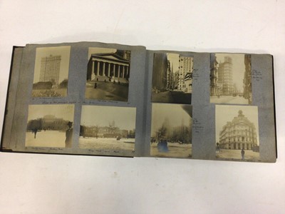 Lot 1549 - Early 20th century photograph album of New York and America, circa 1903.