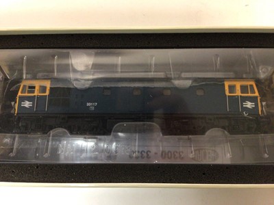 Lot 171 - Heljan OO gauge Class 33/1 locomotive 33117 BR Blue with full yellow ends No 3347, boxed