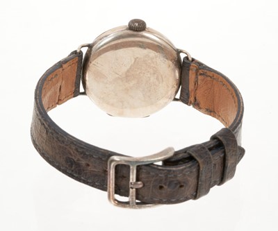 Lot 584 - Antique ladies silver Rolex wristwatch