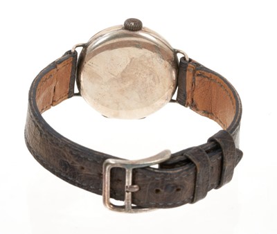 Lot 584 - Antique ladies silver Rolex wristwatch