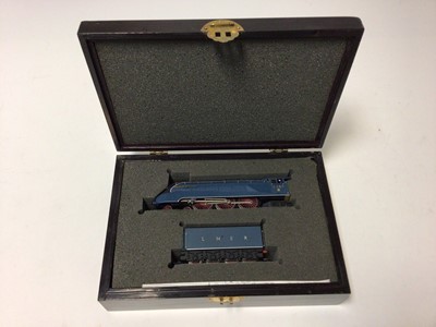 Lot 183 - Bachmann Limited Edition 518/2000 OO gauage LNER blue "Dominion of Canada" 4489 locomotive and tender, in presentation wooden box, plus certificate