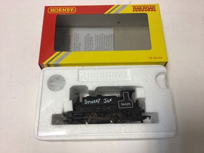 Lot 189 - Hornby )) gauge 0-4-0 "Smokey Joe" 56025 locomotive in BR Black livery, R3064, plus Class 06 Diesel 06008 locomotive, BR livery, R3065, both boxed (2)