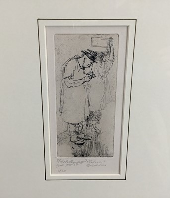 Lot 99 - Ronald Batchelor (1889-1990), etching, Billingsgate Porter