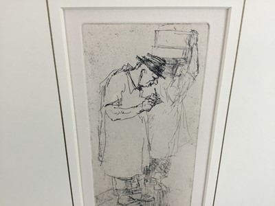 Lot 99 - Ronald Batchelor (1889-1990), etching, Billingsgate Porter