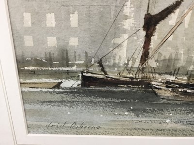Lot 100 - David Osborne (contemporary), watercolour - Butler's Wharf