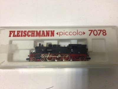 Lot 206 - Fleischmann N gauge Piccolo steam locomotive...