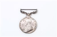 Lot 613 - George V Meritorious Service medal, named to...