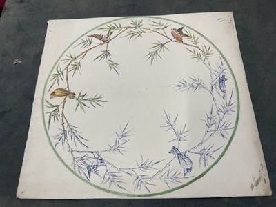 Lot 228 - Large collection of late 19th / early 20th century original ceramic designs, including work by Camille Solon (Minton's artist) and others