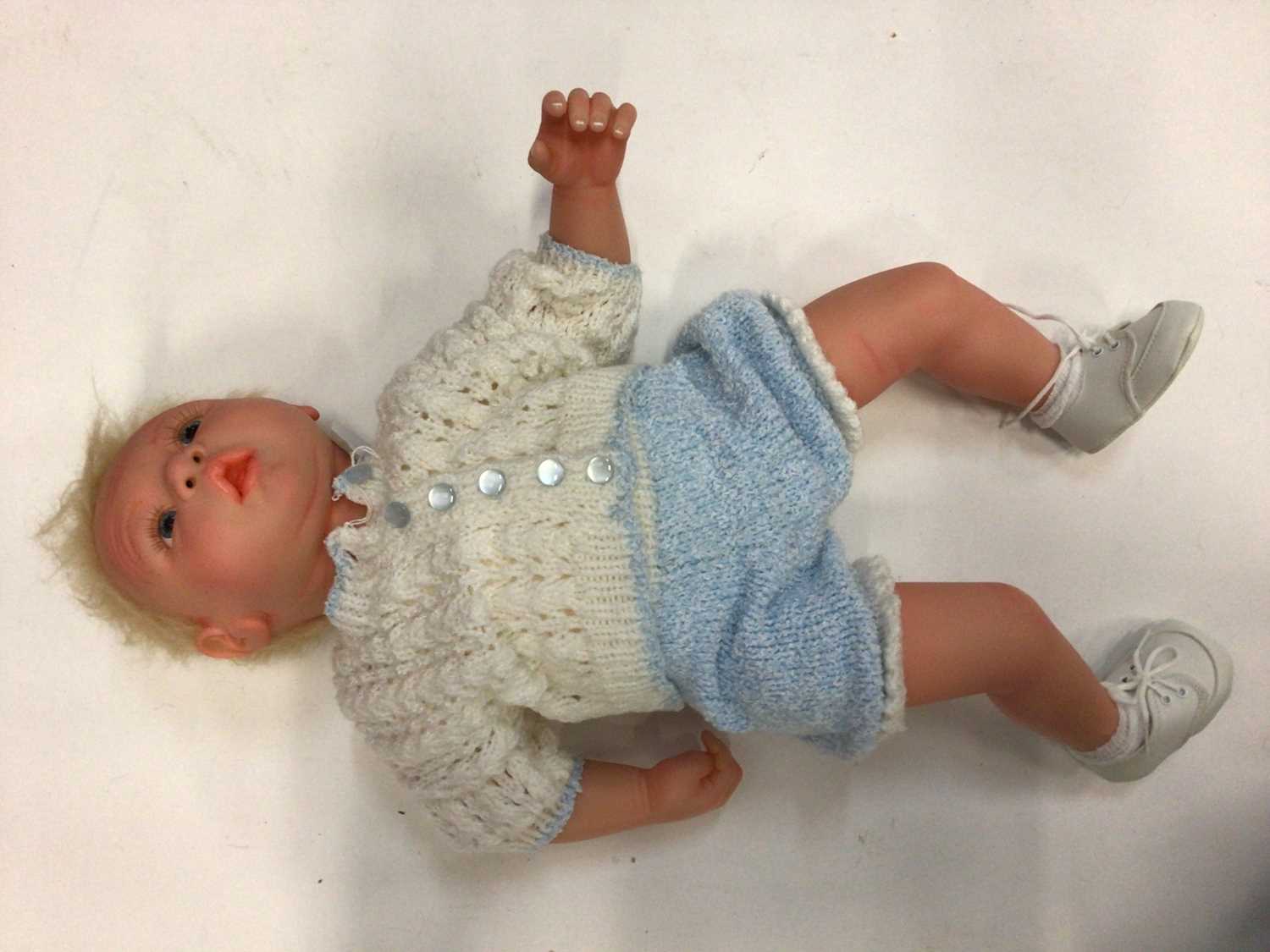 Lot 1809 - Reborn Dolls one by Corey 2004 and the other Reasee by Val Shelton