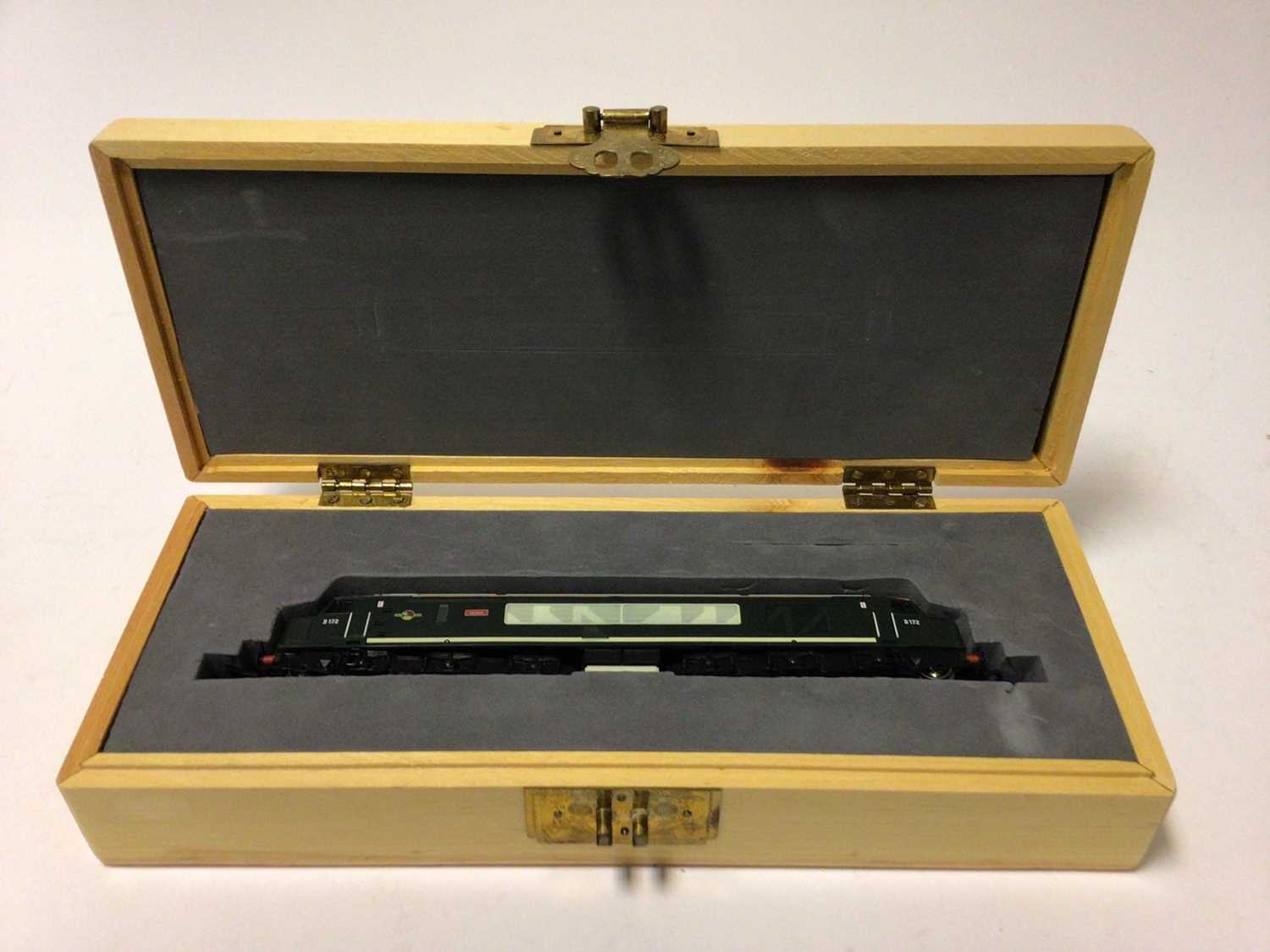 Lot 220 - Bachmann OO gauge limited edition Class 46 "Ixion" D172 locomotive and tender, BR green livery with late crest, in presentation wooden box, 31-080