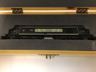 Lot 220 - Bachmann OO gauge limited edition Class 46 "Ixion" D172 locomotive and tender, BR green livery with late crest, in presentation wooden box, 31-080