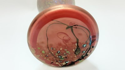 Lot 1158 - Red Okra flambé vase