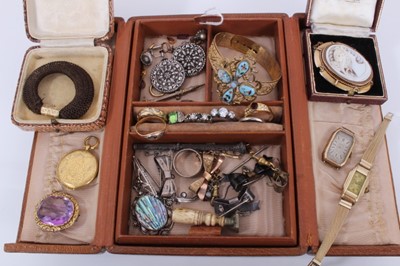 Lot 822 - Group of antique and later jewellery