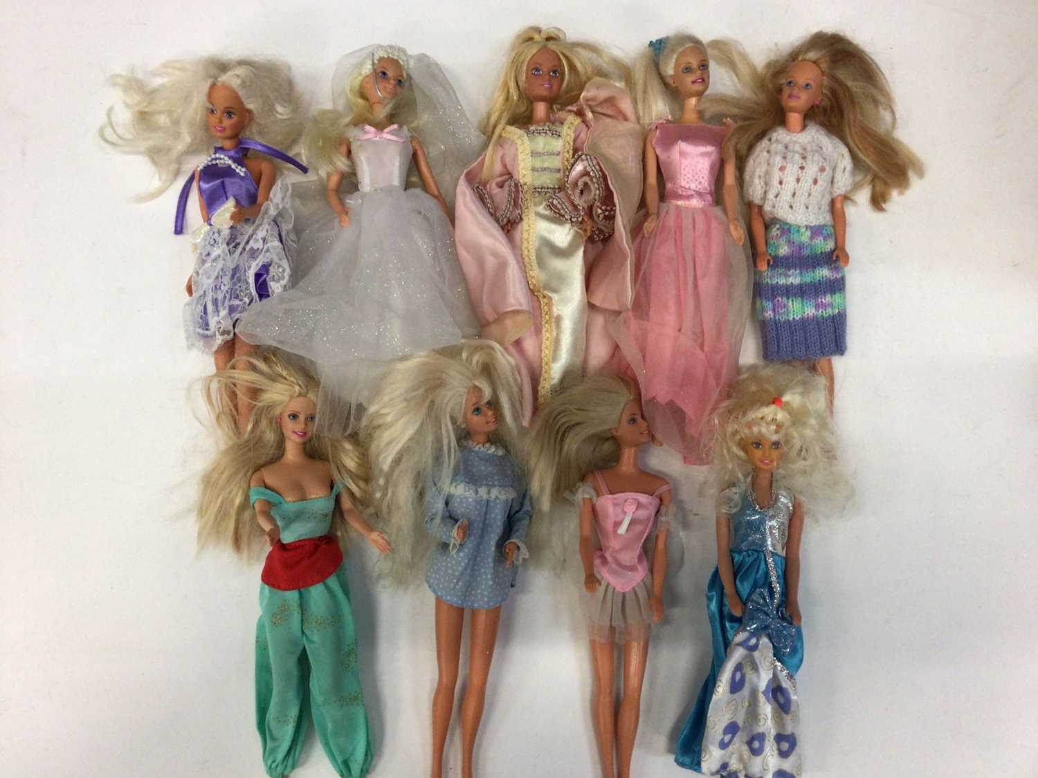 Lot 1817 - Quantity of mainly 1990's Barbie dolls plus ceramic Little Mermaid Ariel and a few unmarked teenage dolls.