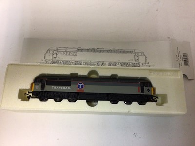 Lot 239 - Hornby OO gaue Transrail Co-Co eletric Class 56 locomotive 56066, R2107D, plus Railfrieght Bo-Bo electric Class 86 locomotiv 86631, R2241A, both boxed (2)