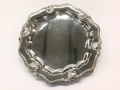 Lot 1012 - Modern silver salver(Sheffield 1993)