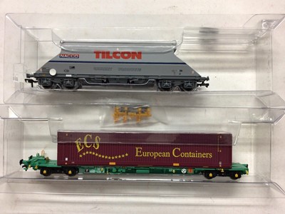 Lot 242 - Bachmann OO gauge rolling stock including Seawheel (x6), European Containers (x6) and Tilcon (x4), (20 total)
