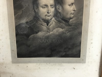Lot 197 - George Maile (19th century) engraving after Girodet-Trioson, Napoleon, 30 x 24cm, glazed frame