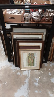 Lot 590 - 19th century and later engravings and prints, Hogarth frames and others