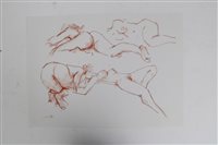 Lot 1002 - Peter Collins, collection of unframed works on...