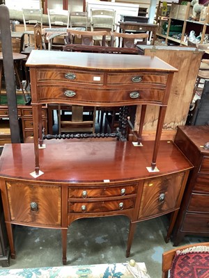 Lot 1204 - Redman and Hales dining room suite, table, 8 chairs, serving table and sideboard with original purchase receipt. ( cost £5,859 in 1986)