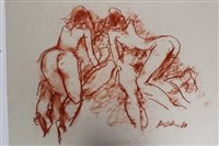 Lot 1004 - Peter Collins, collection of unframed works on...