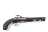 Lot 927 - Georgian Officers' percussion pistol...