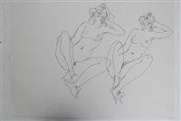 Lot 1007 - Peter Collins, collection of unframed works on...