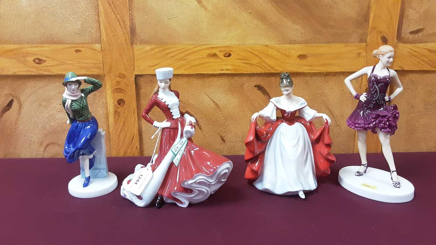 Lot 1244 - Collection of 19 Royal Doulton and other figures of ladies