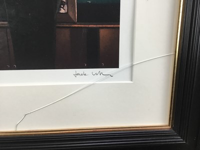Lot 156 - Jack Vettriano - signed limited edition colour print in glazed frame- 'Pincer Movement', purchased from The Portland Gallery, London