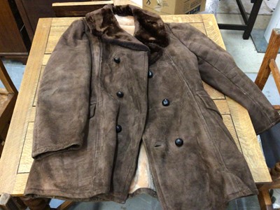 Lot 813 - 2 vintage sheepskin coats