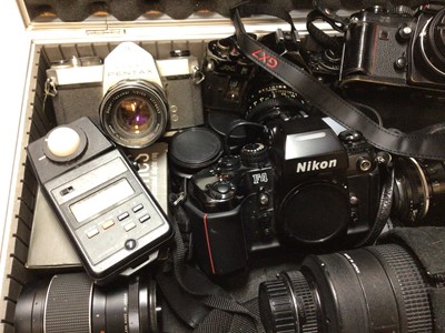 Lot 2353 - Cameras, lenses, tripods and other equipment