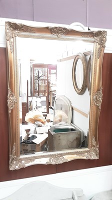 Lot 1387 - Gilt framed wall mirror