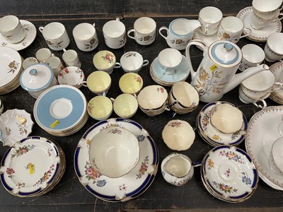 Lot 155 - Group of vintage teawares by Aynsley and others
