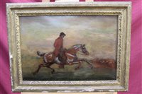 Lot 1026 - Lord Maynard, 18th century oil on canvas laid...