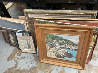 Lot 211 - Collection various oil paintings