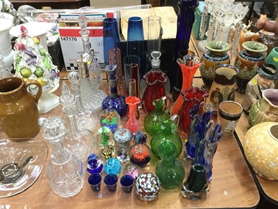 Lot 578 - Large collection of decorative glass