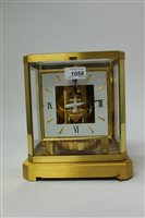 Lot 1058 - 1980s 528 - 8 calibre Atmos Clocksck with...
