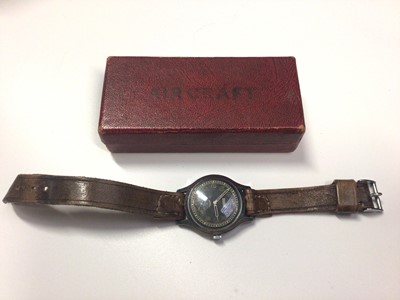 Lot 15 - WWII military Silvana Antimagnetic wristwatch