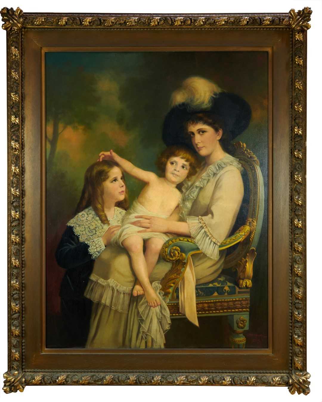 Lot 1191 - Otto Merkel (1869-1939) oil on canvas