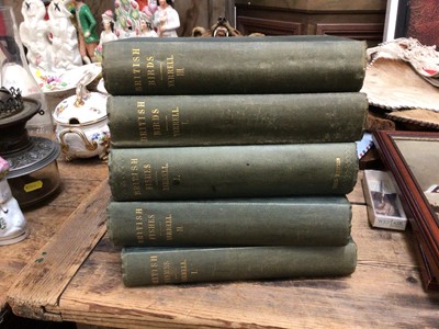 Lot 40 - William Yarrell - three volumes of British Fishes and two of British Birds (5)