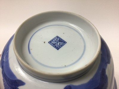 Lot 201 - Chinese Kangxi blue and white bowl